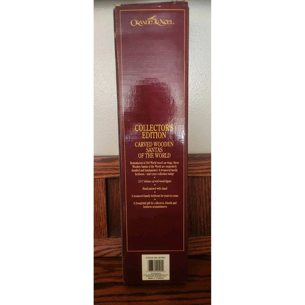 NOS Vintage Hand Carved Tall 16